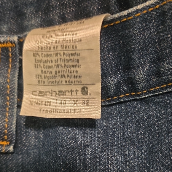 Carhartt Men's Relaxed Blue Jeans - Picture 3 of 15